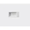 GSI Nubes 500 x 250mm Basin No Tap Hole White