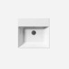GSI Kube X 50 x 47 Wall Mounted 1 Tap Hole Basin White