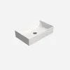 GSI Kube X 60x37 Rectangular Countertop Basin White