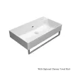GSI Kube X 80x47 Wall Hung 1 Tap Hole Basin White