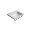 GSI Norm 600 x 500mm Wall Mounted No Tap Hole Basin White