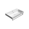 GSI Nubes 1000 x 500mm 1 Tap Hole Basin White