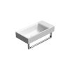 GSI Nubes 500 x 250mm Basin 1 Tap Hole White