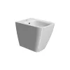 GSI Nubes 520x350mm Back to Wall Bidet White