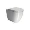 GSI Pura 55 Swirlflush Back To Wall WC and Soft Close Seat White