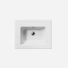 GSI Pura 62 x 46 Wall Hung 1 Tap Hole Basin White