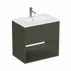 Britton Hackney 600mm Furniture Unit Earthy Green & Basin