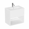 Britton Hackney 600mm Furniture Unit Gloss White & Basin