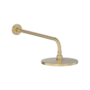 Britton Hoxton 2.0 Rain Shower Head and Arm 290mm Brushed Brass