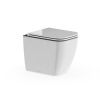 Britton Square Back To Wall Pan Rimless Inc Seat And Fixings Gloss White