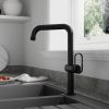 Clearwater Juno Monobloc Kitchen mixer Tap Matt Black