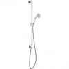 Just Taps Grosvenor Slide Rail Kit with bottom outlet Nickel