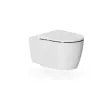 Crosswater Kai X Soft Close Thin Toilet Seat White