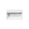 GSI Kube X 60x37 Wall Mounted 1 Tap Hole Basin White