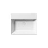 GSI Kube X 60x47 Wall Mounted 1 Tap Hole Basin White