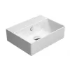 GSI Kube X 450x350mm Wall Mounted No Tap Hole Basin White