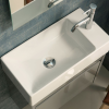GSI Kube X 400x230mm Wall Mounted 1 Tap Hole Basin White
