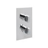 Just Taps Leo Thermostatic Concealed 3 Outlet Shower Valve
