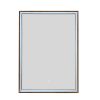 Just Taps Luca Recessed 500X700mm Mirror Cabinet Brushed Bronze