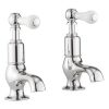 Crosswater Belgravia Lever Cloakroom Basin Taps-Chrome