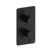 Crosswater Mada Shower Mixer without Diverter including the Concealed Valve Matt Black