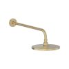 Crosswater Mada 290mm Rain Shower Head and Arm Brushed Brass