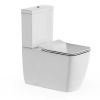 Britton Hoxton Square CC Pan Fully Back to Wall Rimless Inc Seat And Fixings