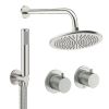 Crosswater Module Shower Set 1 Brushed Nickel 300mm