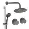 Crosswater Module Shower Set 2 Slate 200mm