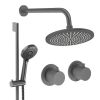 Crosswater Module Shower Set 2 Slate 300mm