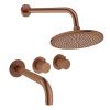Crosswater Module Shower Set 3 Brushed Bronze 300mm