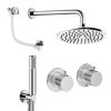 Crosswater Module Shower Set 6 Chrome 200mm