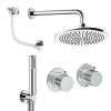 Crosswater Module Shower Set 6 Chrome 300mm