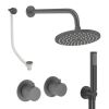 Crosswater Module Shower Set 6 Slate 200mm