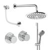 Crosswater Module Shower Set 7 Chrome 200mm