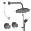 Crosswater Module Shower Set 7 Slate 300mm