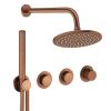 Crosswater Module Shower Set 8 Brushed Bronze 200mm