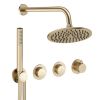 Crosswater Module Shower Set 8 Brushed Nickel 200mm