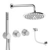 Crosswater Module Shower Set 9 Chrome 200mm