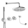 Crosswater Module Shower Set 9 Chrome 300mm