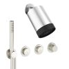 Crosswater Module Plus Shower Set 4 Brushed Nickel