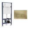 Crosswater MPRO Frame Set 2 Brushed Brass
