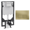 Crosswater MPRO Frame Set 3 Brushed Brass