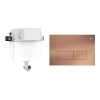 Crosswater MPRO Stainless Steel Cistern Set 1 Brushed Bronze