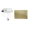 Crosswater MPRO Stainless Steel Cistern Set 1 Brushed Brass