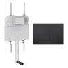 Crosswater MPRO Stainless Steel Cistern Set 2 Matt Black