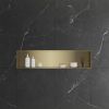 Bath Style Niche Non Lit 1190 x 260mm Brushed Brass