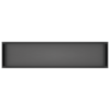 Bath Style Niche Non Lit 1190 x 260mm Brushed Gunmetal Black