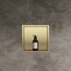Bath Style Niche Non Lit 300 x 300mm Brushed Brass