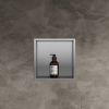 Bath Style Niche Non Lit 300 x 300mm Brushed Steel